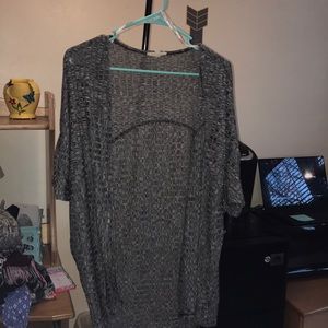 Grey cardigan